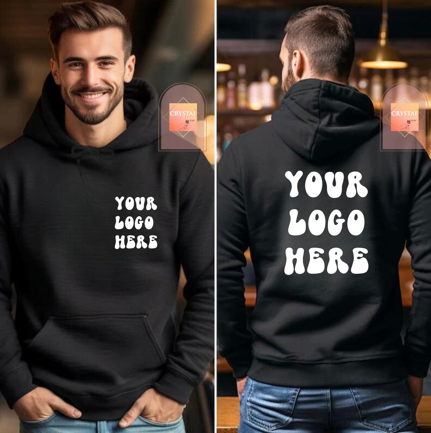 Custom Hoodie | Promote your business on the go | Add you Logo | Company Logo | Personalize your own Hoodie