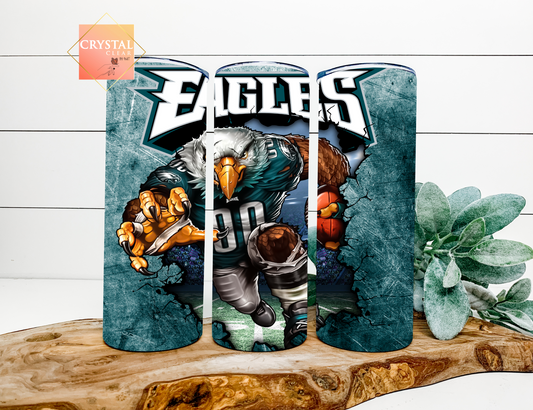 Eagles | 76ers | Dolphins | Steph Curry | 20oz Skinny Tumblers | Perfect gift for Sports Fans