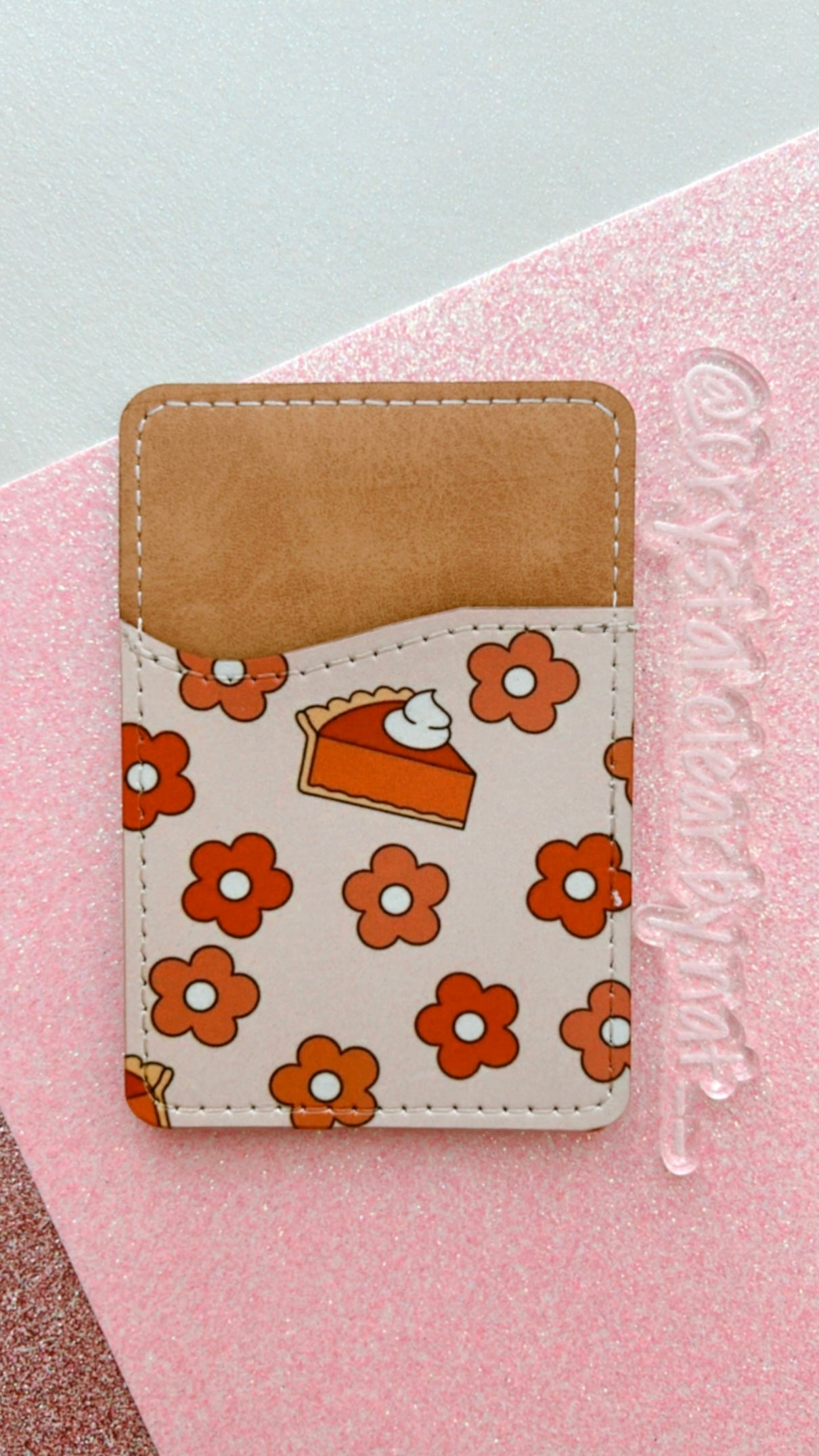 Phone Card Holder | Phone Wallet | Card Caddy | Fall Collection | Trendy | Adhesive Backing | Stylish Phone Accessories | Gift Ideas