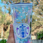 Let it Snow Starbucks Tumbler | Snowflake SnowGlobe Tumbler | Perfect for all cold drinks | Reusable | 24oz Venti Tumbler