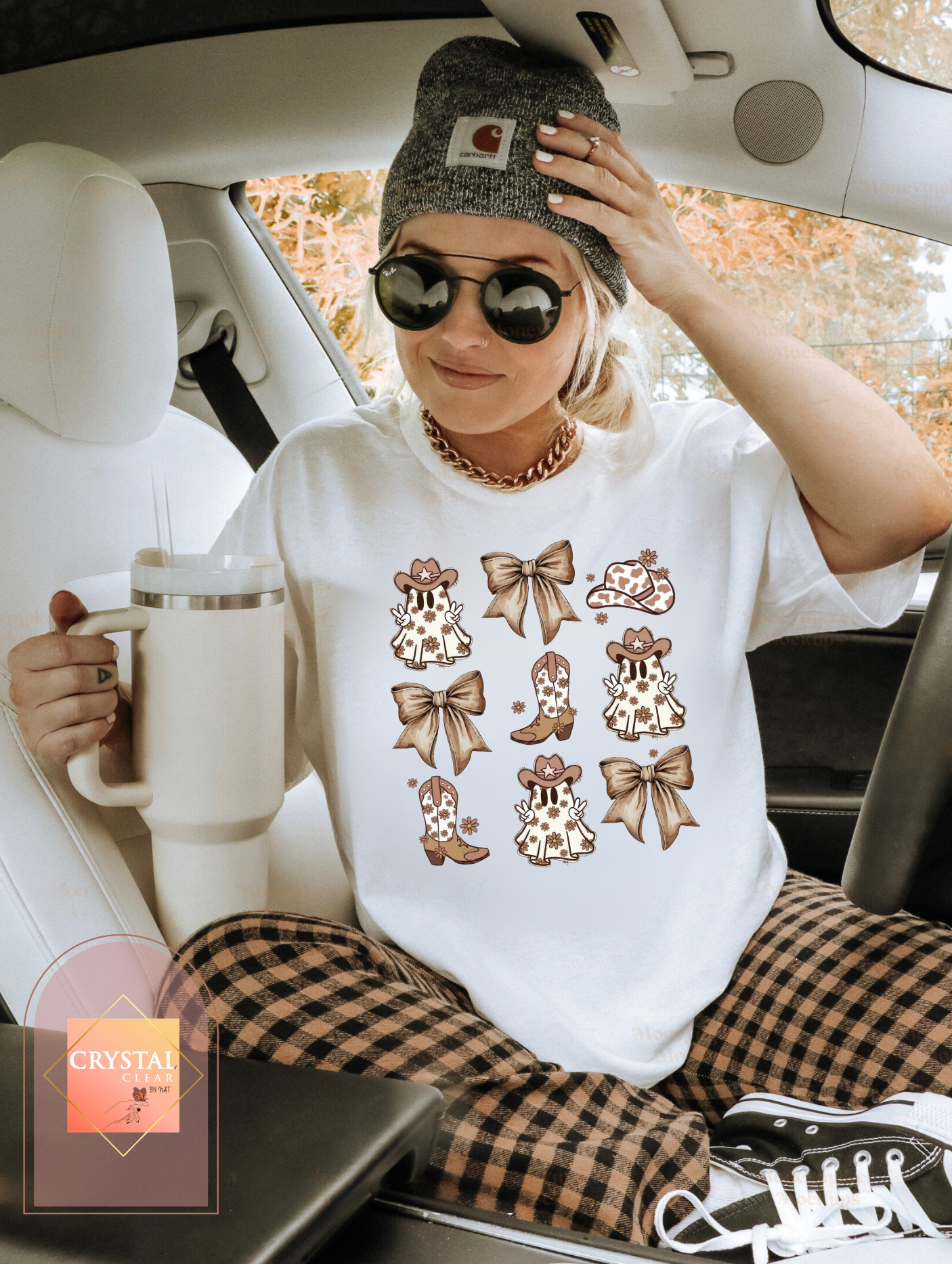 Cowgirl Ghostie T-Shirt | Adult Unisex | Comfy | Breathable | Every day use