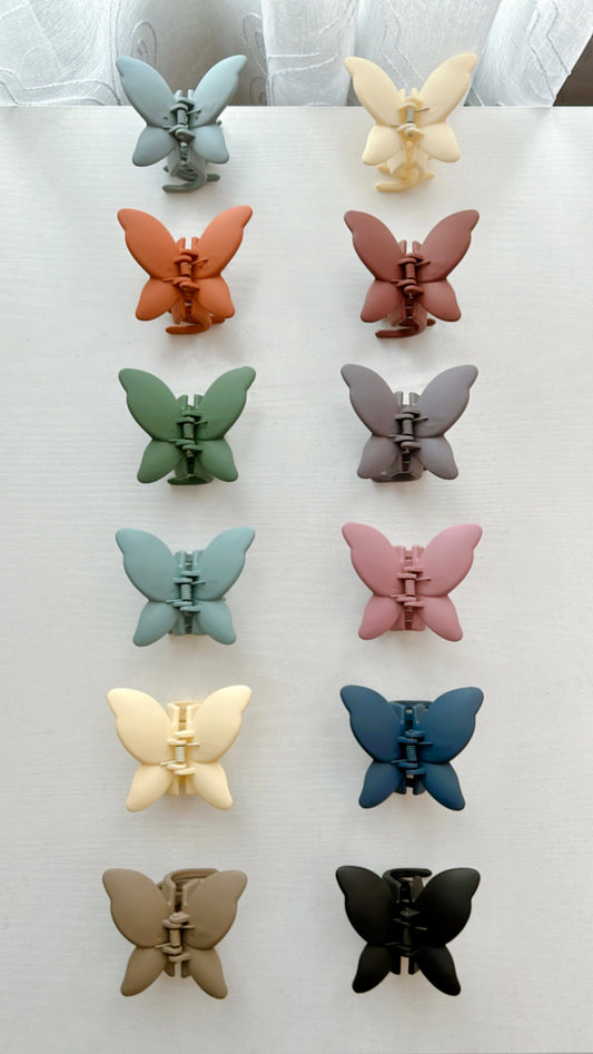 Butterfly Hair Clips | Add Ons ONLY | Add to your existing order | Super Cute & Trendy | Matte | Hair Accessories | Reusable | 2.6 inches