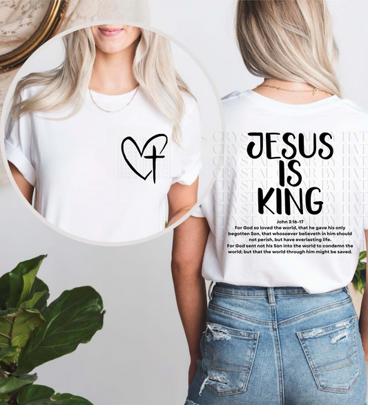 Jesus Is King T-Shirt | Adult Unisex |Comfy | Breathable | Every day use