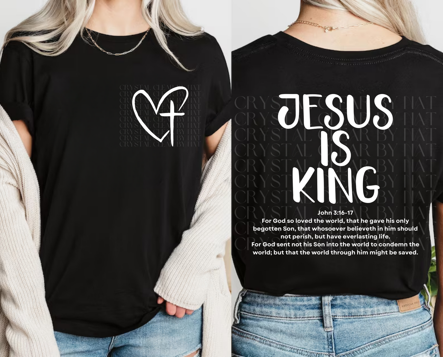 Jesus Is King T-Shirt | Adult Unisex |Comfy | Breathable | Every day use