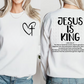 Jesus Is King Sweatshirt | Adult Unisex | Comfy | Warm