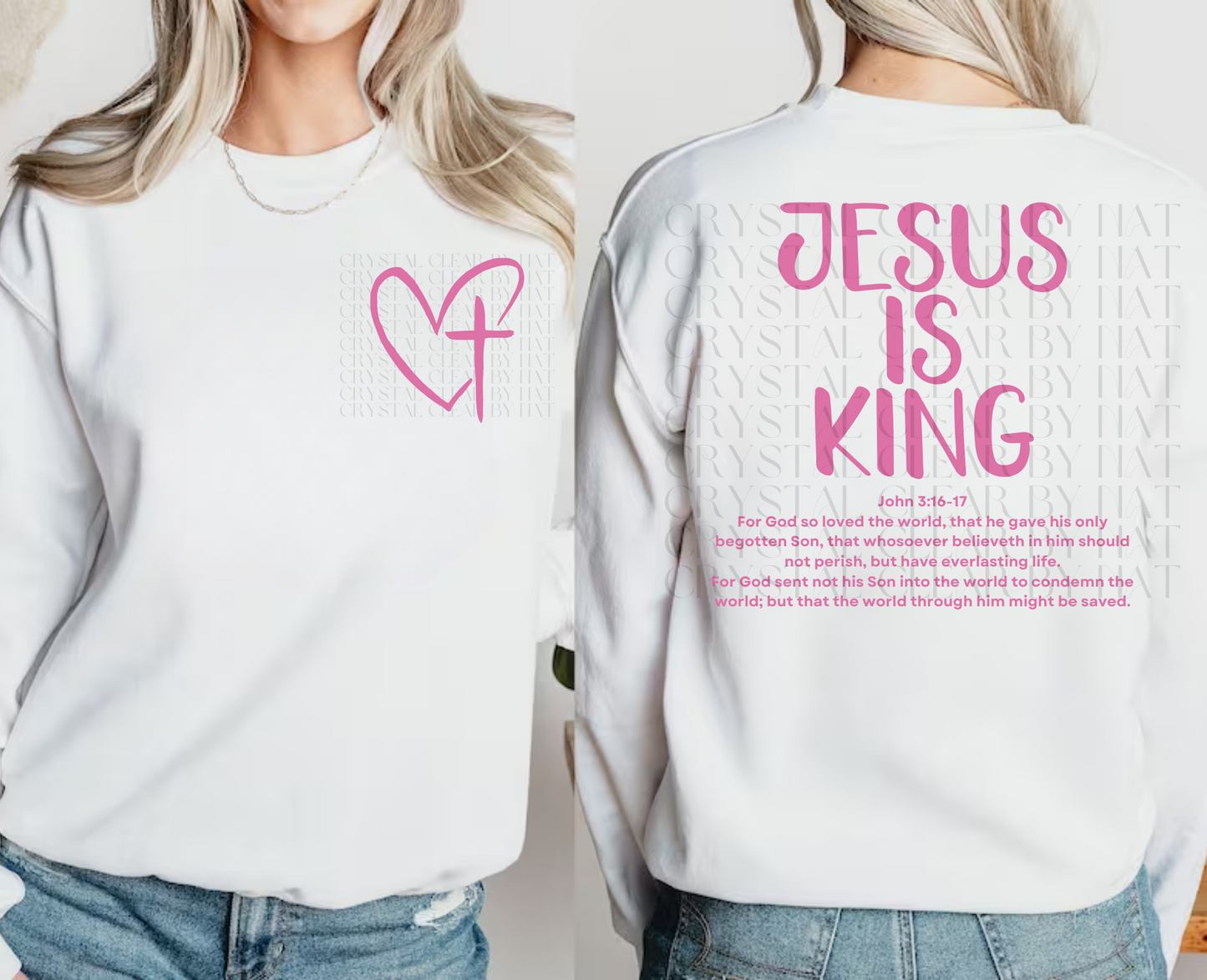 Jesus Is King Sweatshirt | Adult Unisex | Comfy | Warm