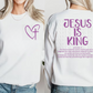 Jesus Is King Sweatshirt | Adult Unisex | Comfy | Warm