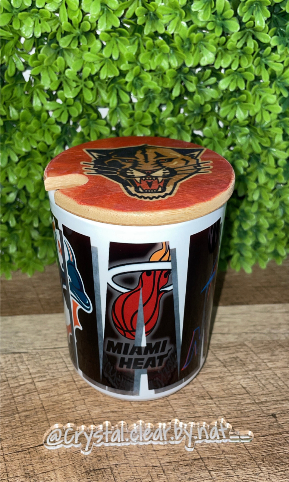 Miami Sports Fan Mug | All Florida Sports Teams | Perfect gift for Sports Fans | All occasion gift | Bamboo Lid keeps your drink warm | 15oz Mug