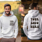 Custom Hoodie | Promote your business on the go | Add you Logo | Company Logo | Personalize your own Hoodie