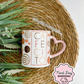 Cafecito Pink Heart Handled Mug | Perfect Gift Idea | Coffee Lovers Mug | Drink your Cafecito in style | 11oz Mug | Gifts for all | Pink Lovers