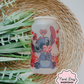 Stitch V-Day Glass Can | Gift Ideas for Lilo & Stitch Fans | 16oz | Personalized Bamboo Lid