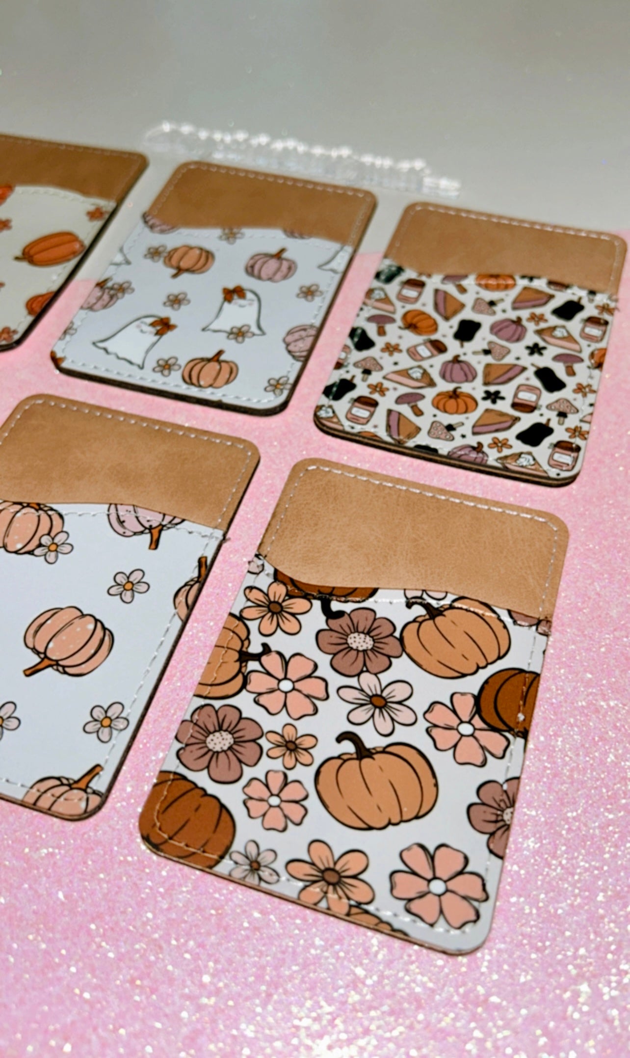 Phone Card Holder | Phone Wallet | Card Caddy | Fall Collection | Trendy | Adhesive Backing | Stylish Phone Accessories | Gift Ideas