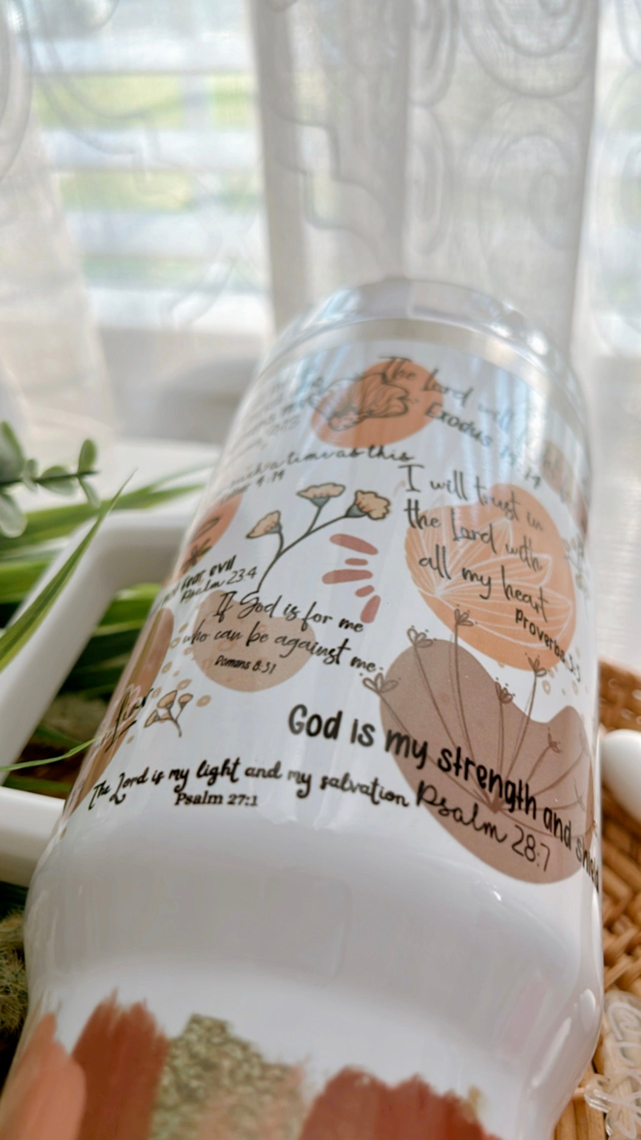 Christian Affirmations Tumbler | 40oz Stanley Quencher | Perfect gifts for all occasions | On the go