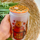 Winnie the Pooh V-Day Glass Can | Gift Ideas for Disney Fans | 16oz | Personalized Bamboo Lid