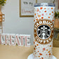 Starbucks Heart Tumbler | Valentine's Day | Perfect gift for Starbucks Lovers | V-day Gift Ideas | 20oz Skinny Tumbler | On the Go Tumbler