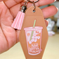 Motel Keychains | Perfect for all occasions | Add a Pop of personality to your on-the-go keychain | UV-DTF designs | 4 different colors