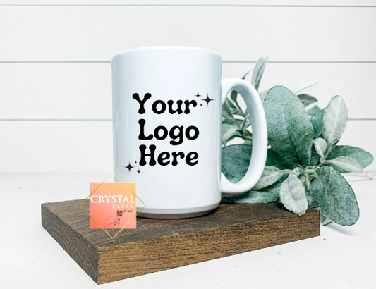 Custom Mug | Add your Logo | Customize your own item | Promote your Business | 15oz