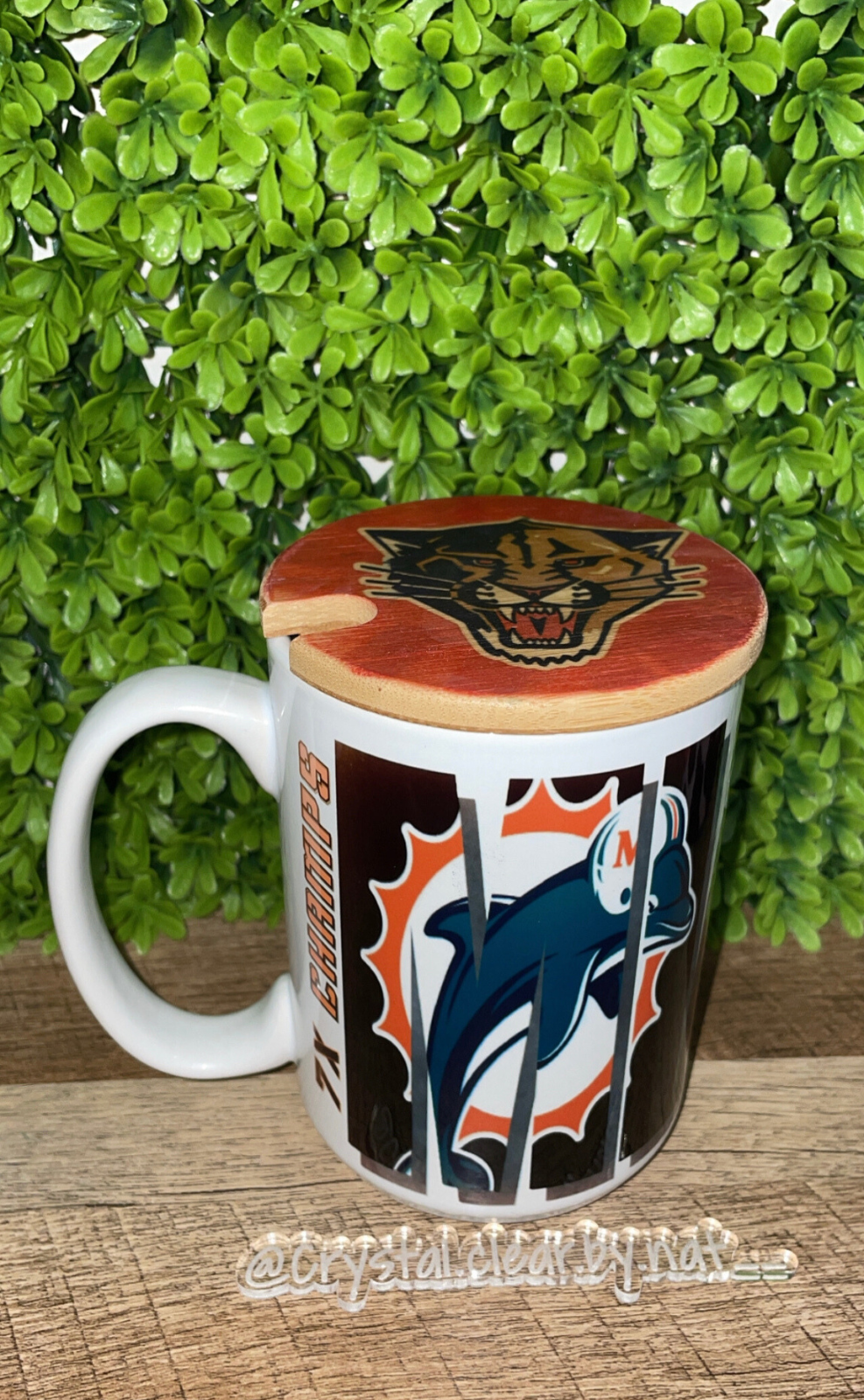 Miami Sports Fan Mug | All Florida Sports Teams | Perfect gift for Sports Fans | All occasion gift | Bamboo Lid keeps your drink warm | 15oz Mug