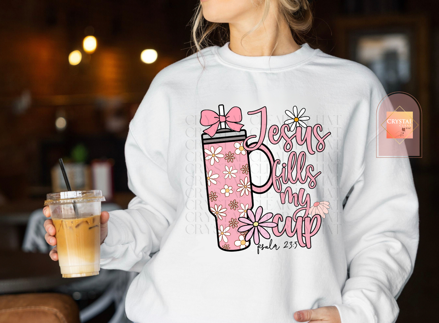 Jesus Fills My Cup Sweatshirt | Unisex | Gift Ideas |Trendy | Comfy | Warm